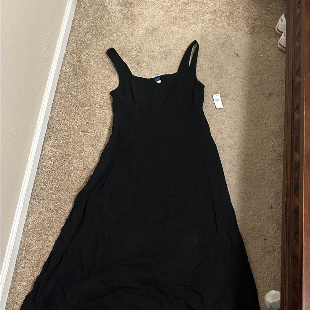 Old Navy Black Maxi Dress